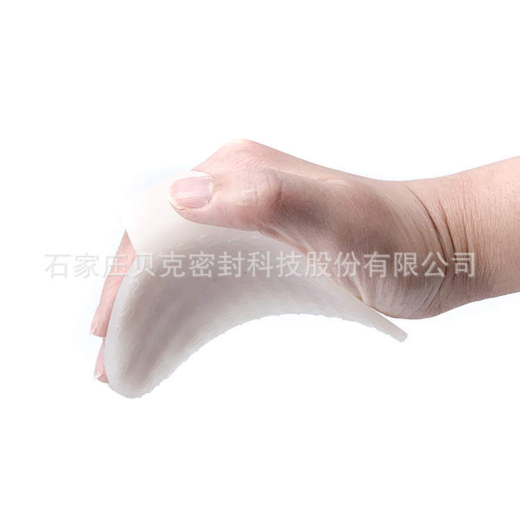 食品级医疗级sil硅胶白色半透明硅胶护手垫