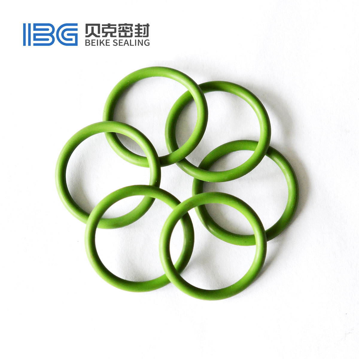 厂家直销可定制各种耐油耐酸碱氟胶绿色橡胶O型圈